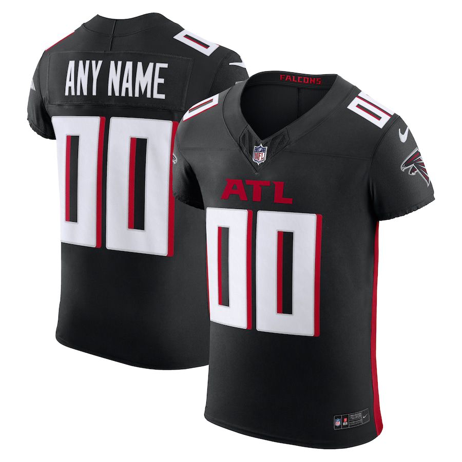 Men Atlanta Falcons Nike Black Vapor F.U.S.E. Elite Custom NFL Jersey->atlanta falcons->NFL Jersey